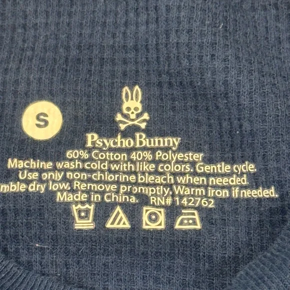 Psycho Bunny Light weight thermal shirt - Picture 4 of 4